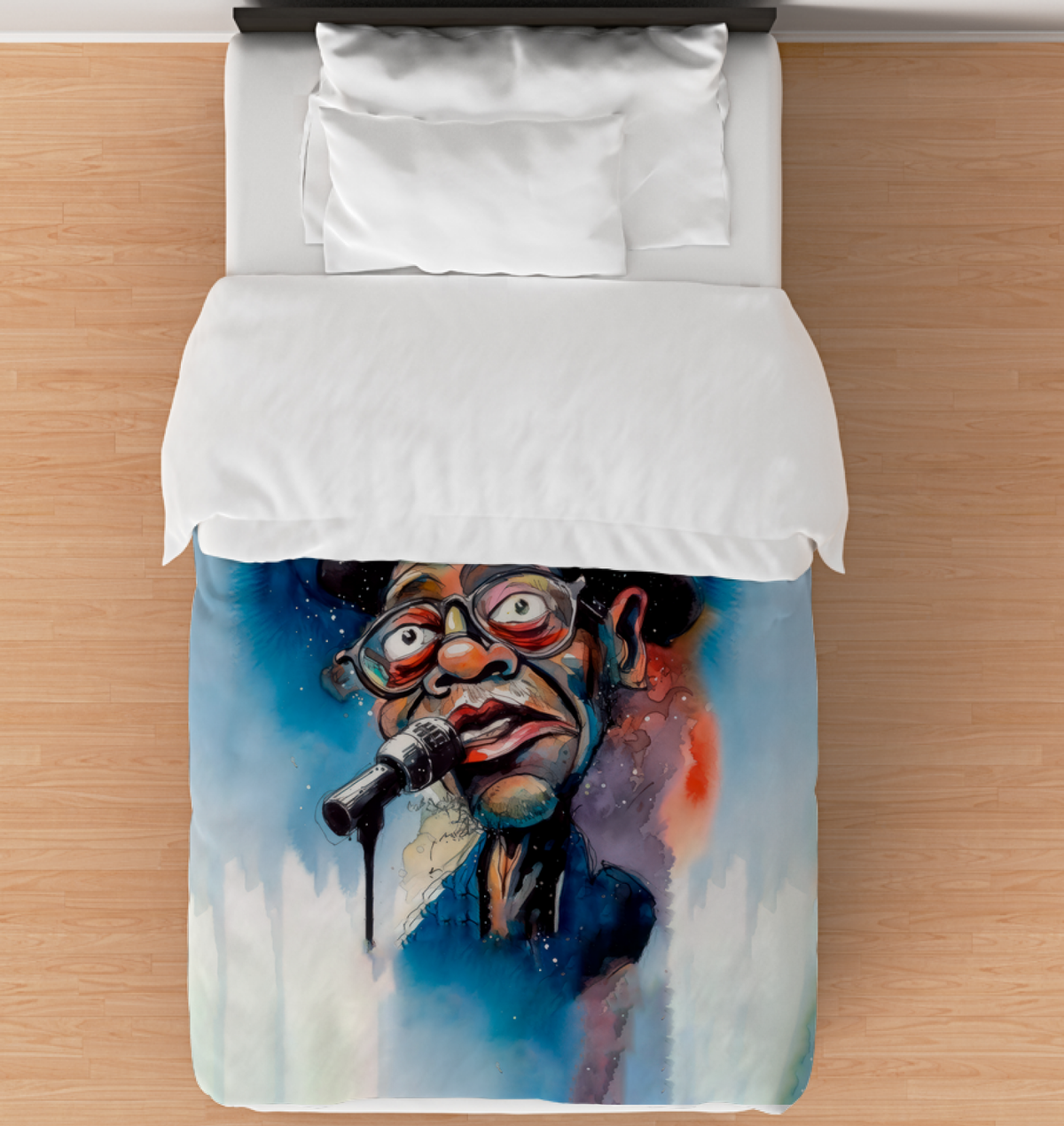 Rapper’s Restful Rhythms Duvet Cover