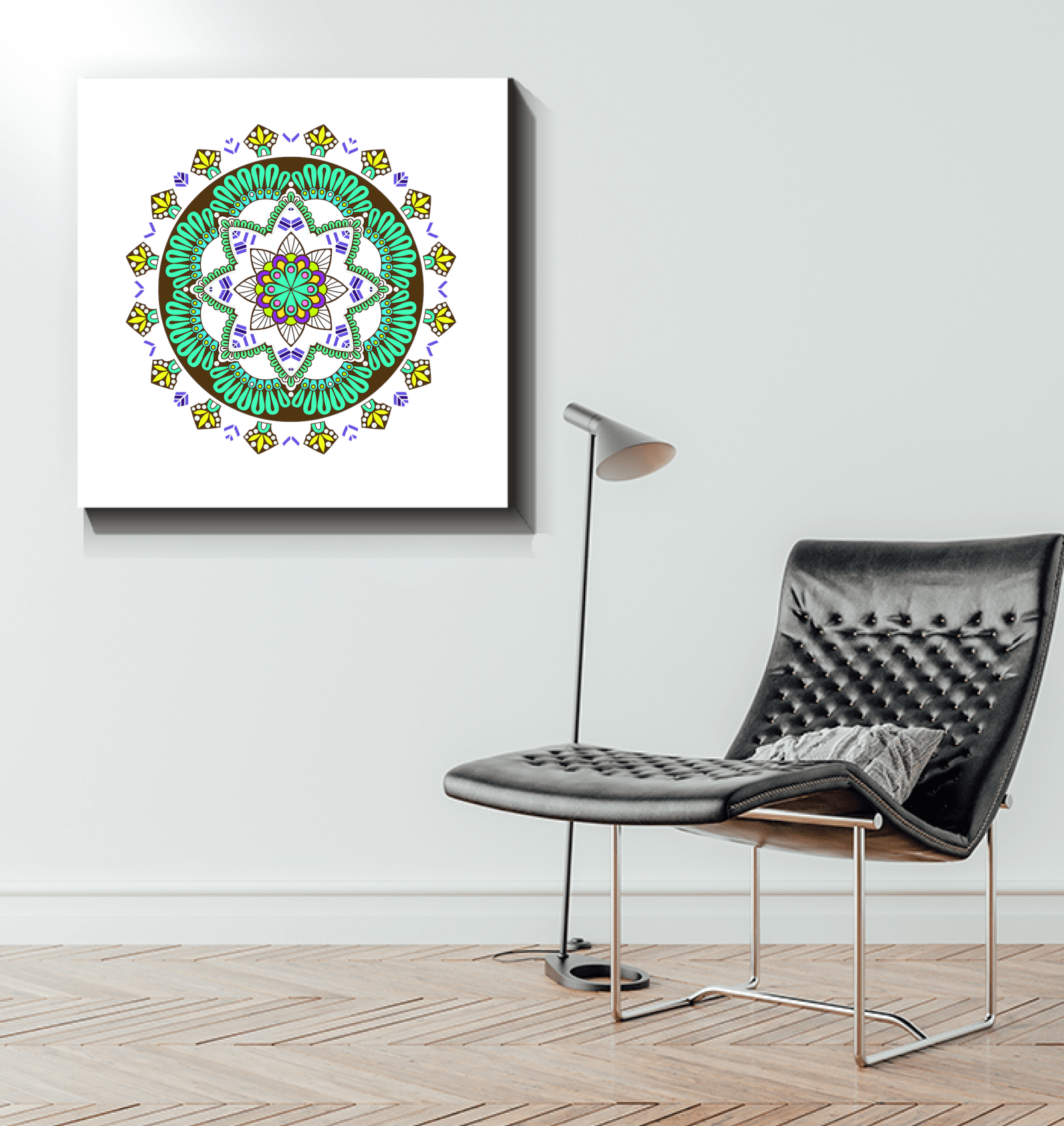 Mandala Harmony Ceramic Plaque - Beyond T-shirts