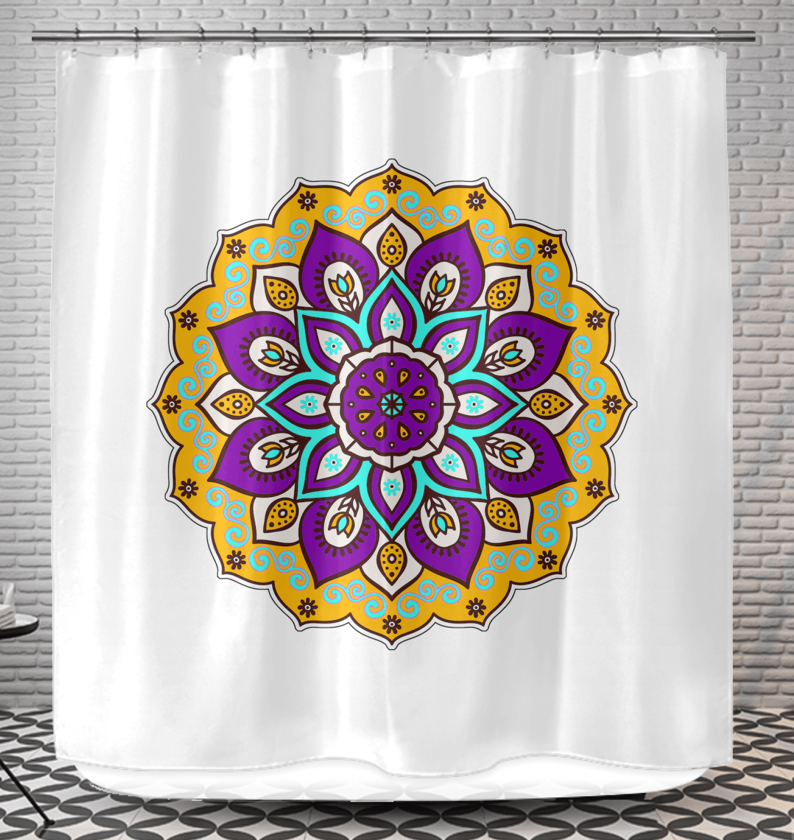 Mandala Elegance Linen Drapes - Beyond T-shirts