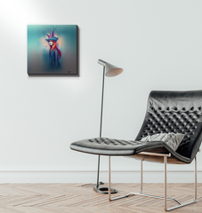 Cosmic Odyssey Wrapped Canvas - Captivating cosmic-themed wall art