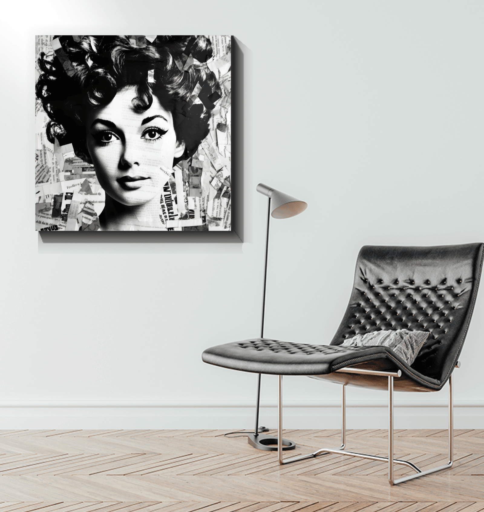 Ethereal Serenade Wrapped Canvas Musical Enchantment - Beyond T-shirts