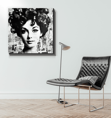 Ethereal Serenade Wrapped Canvas Musical Enchantment - Beyond T-shirts