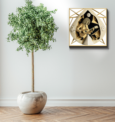 Bassline Brilliance Wrapped Canvas