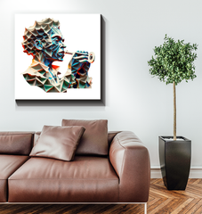 Lyrical Luminescence Wrapped Canvas