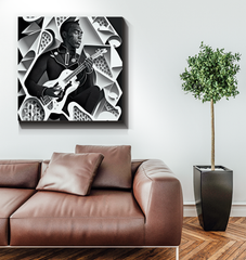 Jazz Sax Serenade Wrapped Canvas