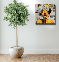 Echoes Of Music Wrapped Canvas Rhythmic Reverberation - Beyond T-shirts