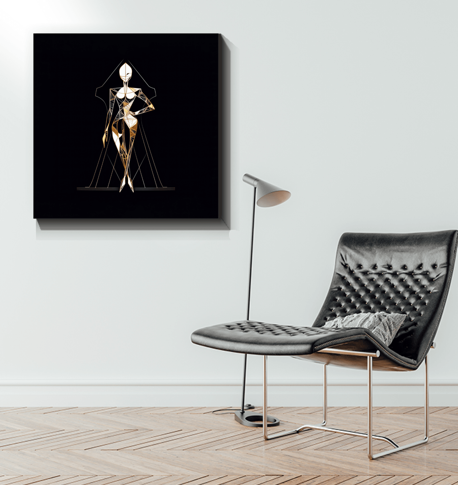 Couture Fashion Illustration Canvas - Beyond T-shirts