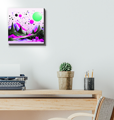 Tranquil Tundra Arctic Landscape Canvas