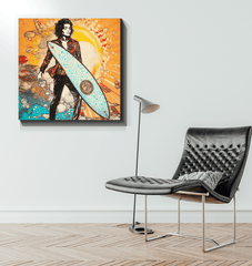 Dynamic surf image on Surfing 5 09 Canvas