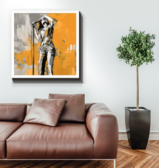 Mystical Mirage Minimalist Abstract Wrapped Canvas