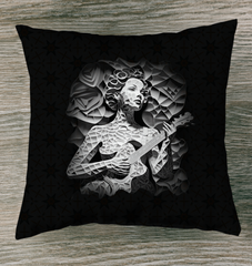 Harmonica Harmony Outdoor Pillow