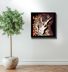 Rhythmic Radiance Wrapped Canvas