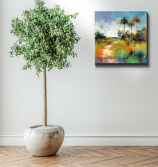 Coastal Serenity Wrapped Canvas