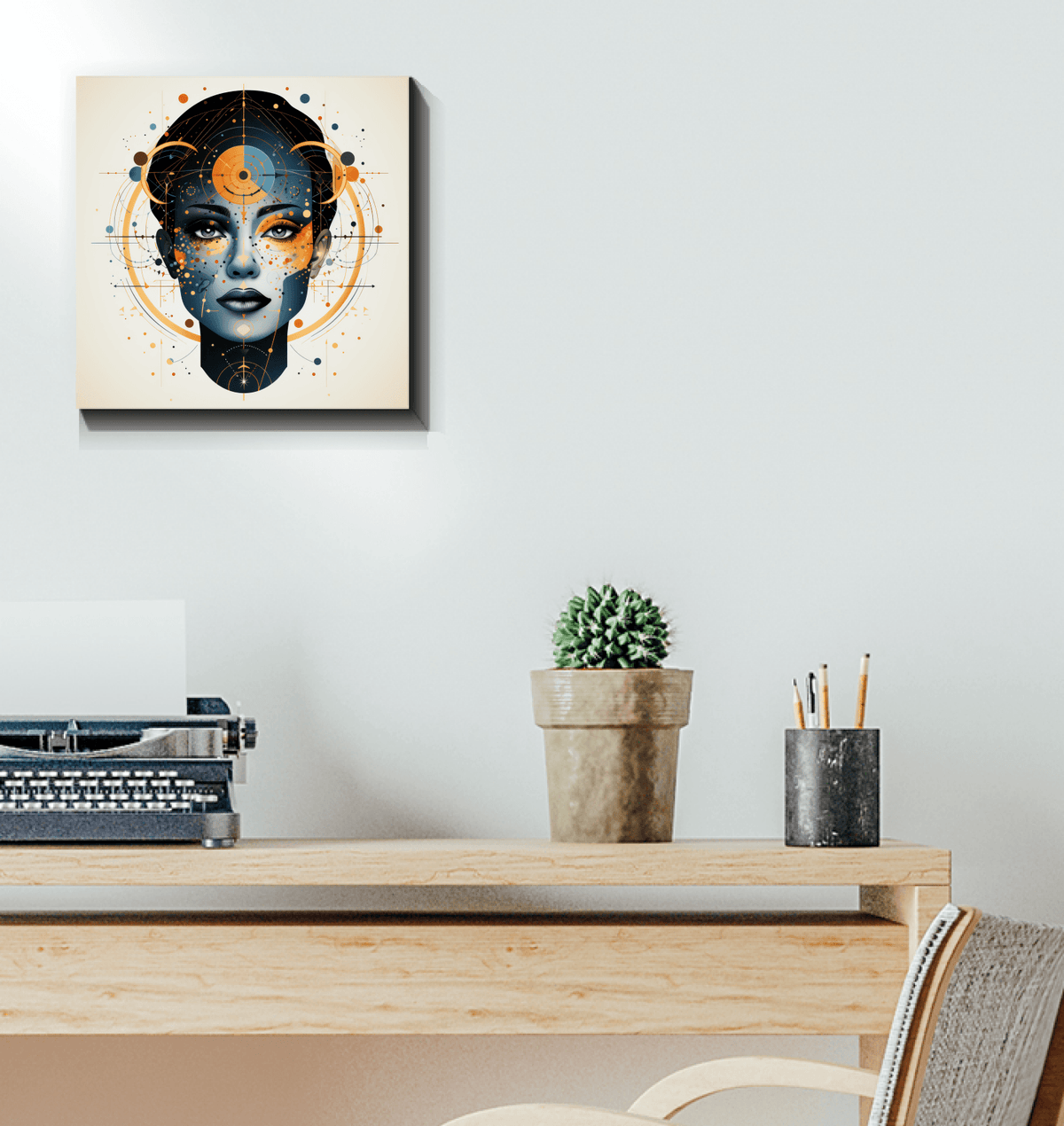 Abstract Portraits of Women: Canvas Art - Beyond T-shirts