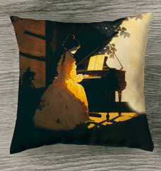 NS 811 Indoor Pillow displayed in a cozy living room setting