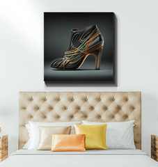 Innovative Steps - Futuristic Shoe Canvas Print - Beyond T-shirts