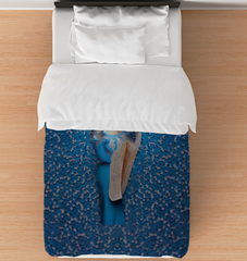 Oceanic Odyssey Comforter with serene ocean design.