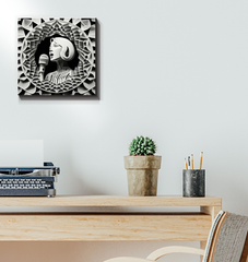 Folk Revival Wrapped Canvas