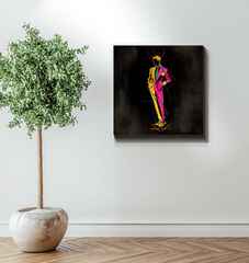 Fashionable Floral Elegance Canvas - Beyond T-shirts
