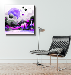 Captivating Caverns Cave Landscape Canvas
