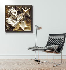 Musical Mandala Magic Wrapped Canvas