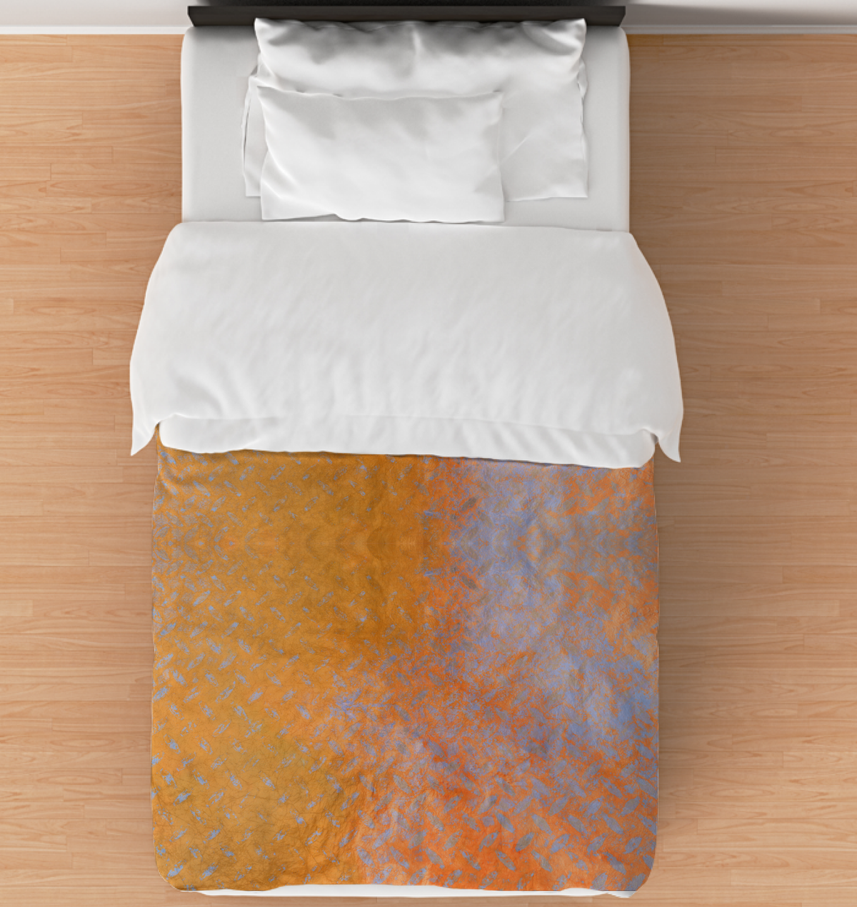 Waffle Weave Texture Duvet Cover