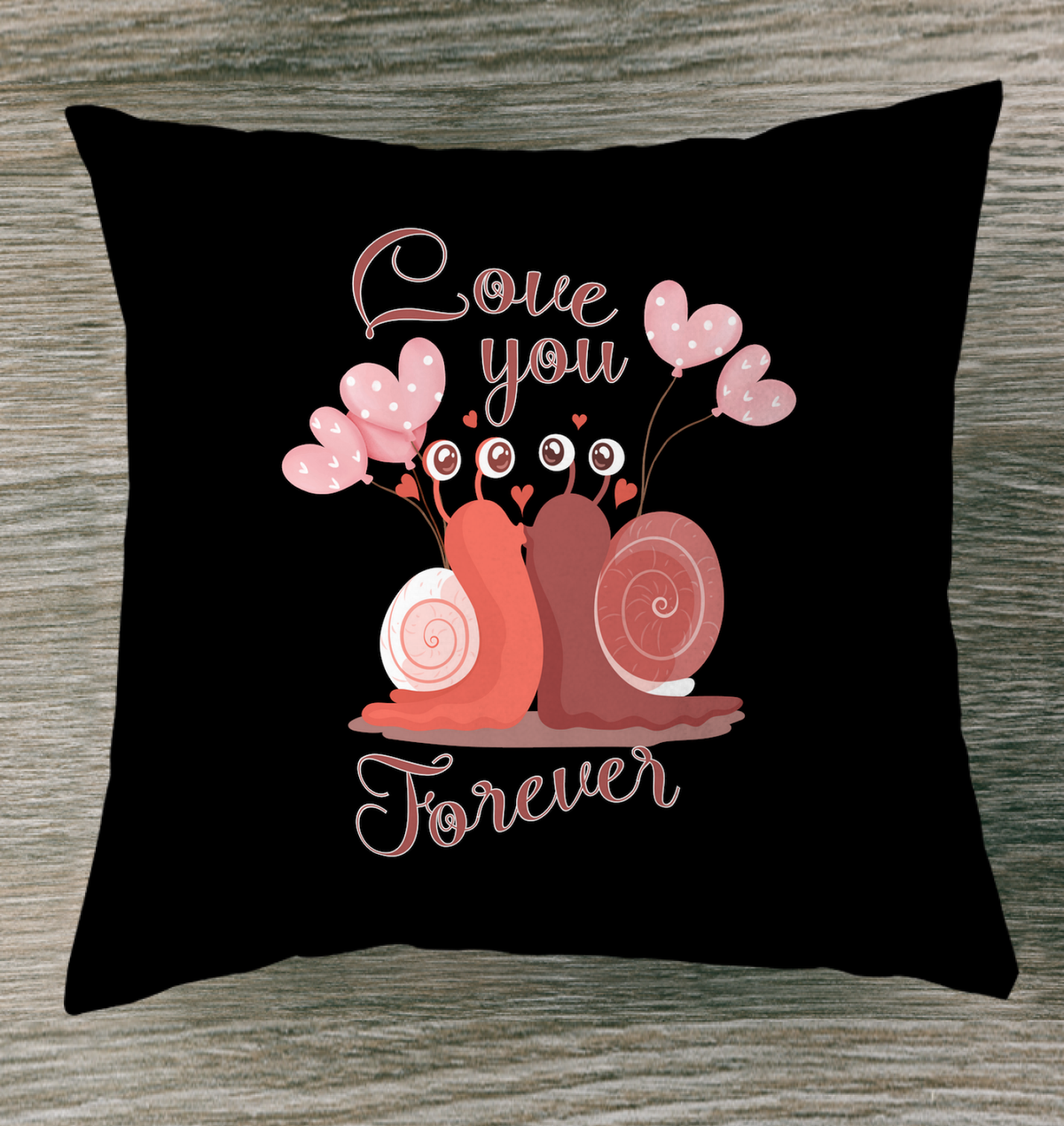 Love You Forever Outdoor Pillow