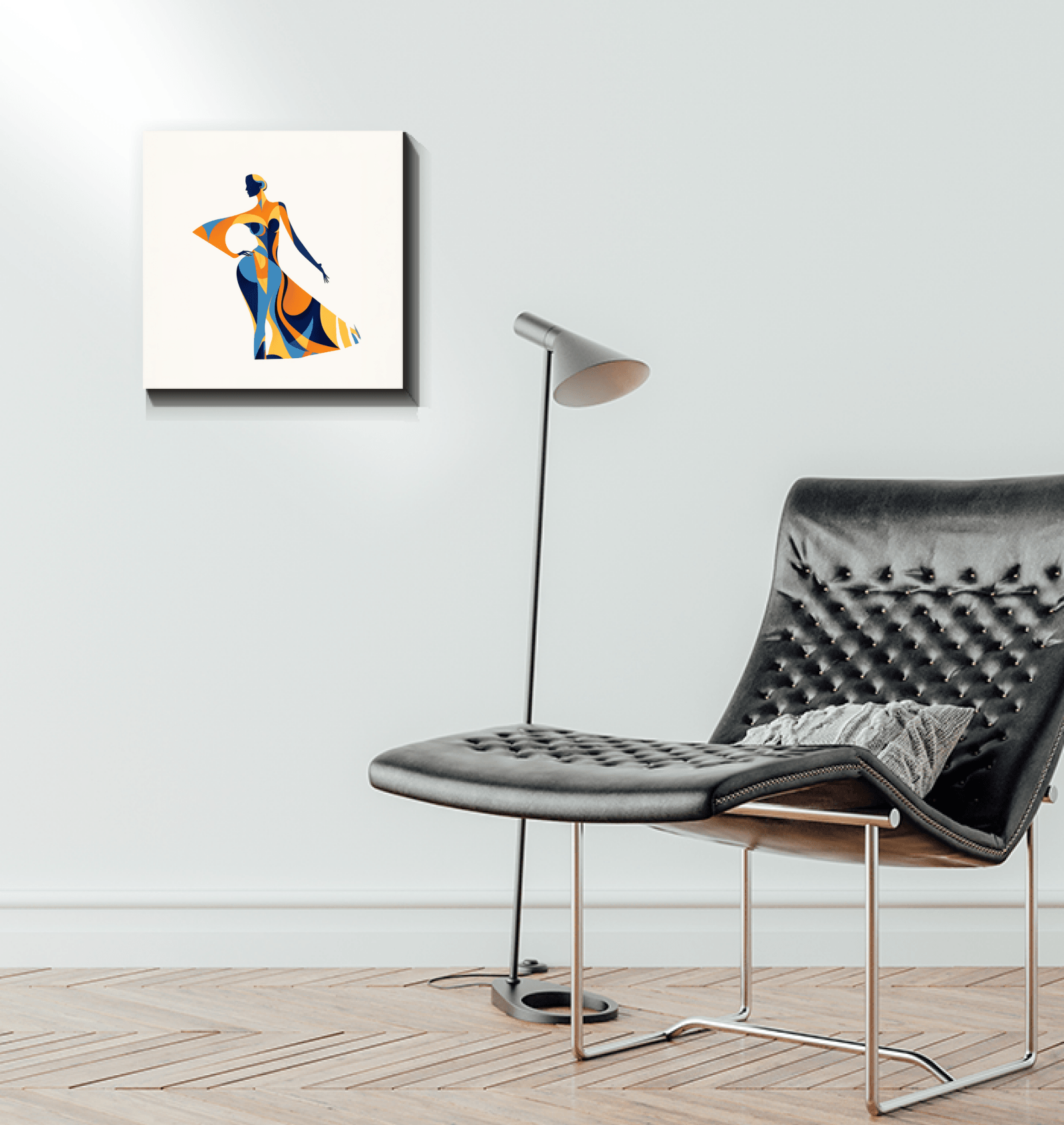 Stylish Silhouettes Canvas Art - Beyond T-shirts