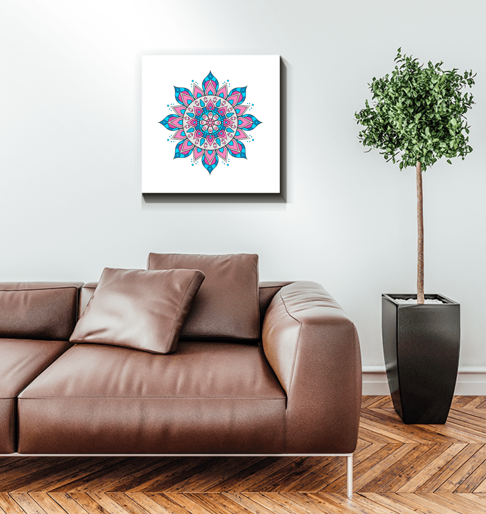 Mandala Bloom Outdoor Mural - Beyond T-shirts