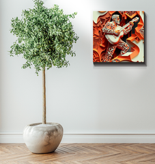 Melodic Muse Wrapped Canvas