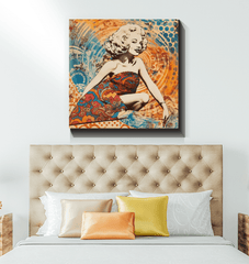 Ocean wave design on Surfing 5 03 Canvas