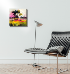 Sunset Splendor Landscape Wrapped Canvas