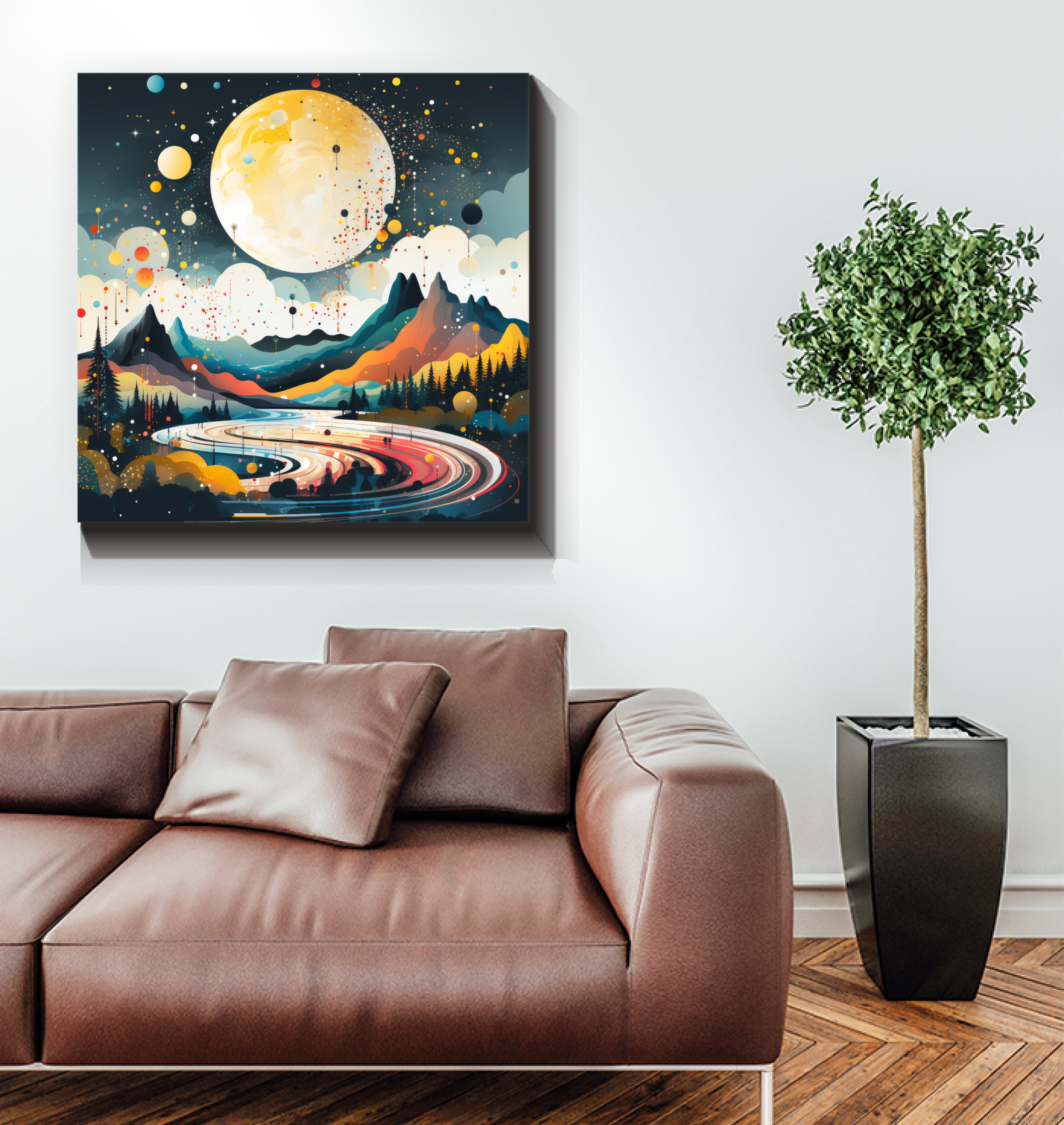 Majestic Moors Highland Landscape Canvas