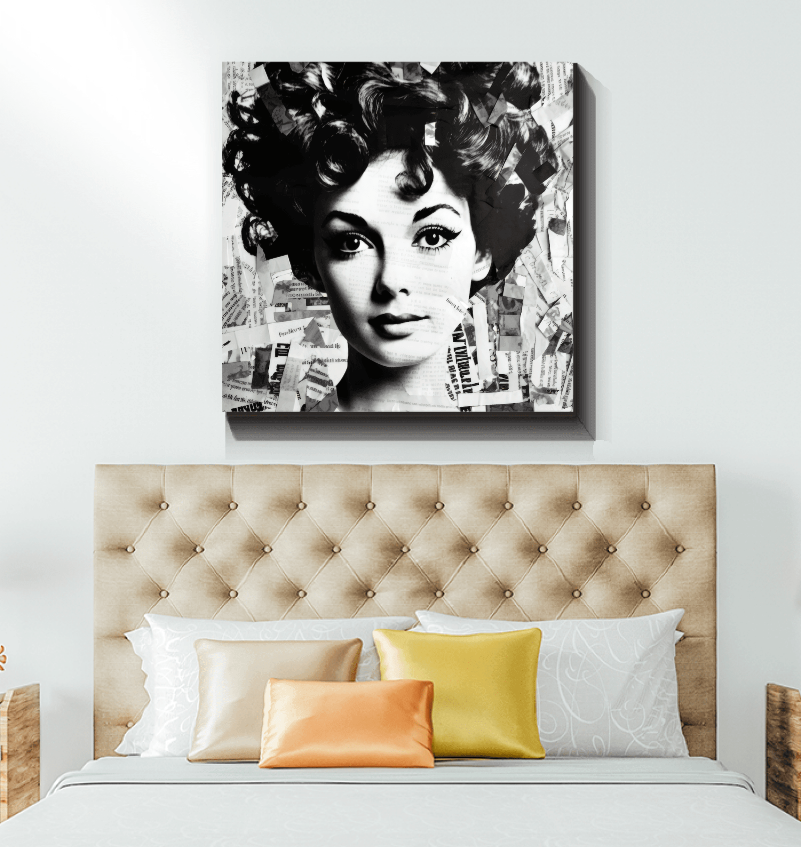 Ethereal Serenade Wrapped Canvas Musical Enchantment - Beyond T-shirts
