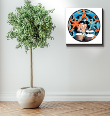 Percussive Power Wrapped Canvas