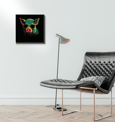 Cheerful Barnyard Friend Canvas - Beyond T-shirts