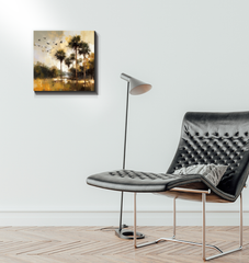 Forest Reflections Landscape Wrapped Canvas