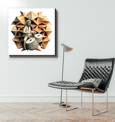 Noteworthy Nebula Wrapped Canvas