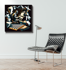 Harmonic Hues Wrapped Canvas