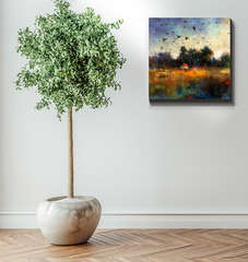 Coastal Path to Paradise Wrapped Canvas