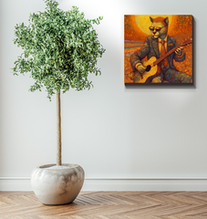 Kitty Cat Serenity Wrapped Canvas