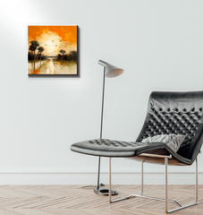 Autumn's Embrace Wrapped Canvas