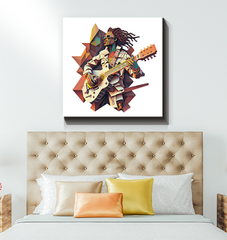 Melodic Marvel Wrapped Canvas