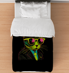 Artistic Cat Watercolor Comforter - Beyond T-shirts