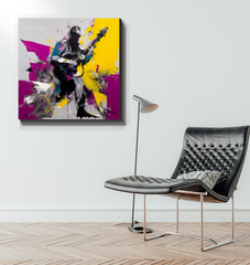 Abstract Reflections Minimalist Wrapped Canvas