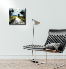 Waterfall Wonder Landscape Wrapped Canvas
