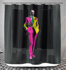 Chic Couture Canvas Shower Curtain - Beyond T-shirts