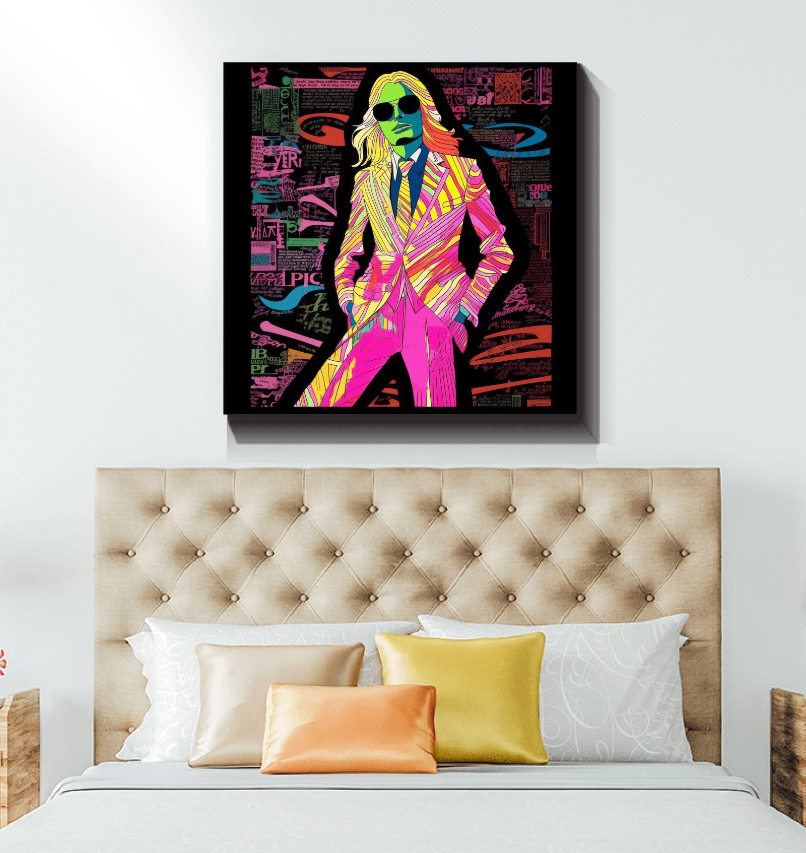 Graffiti Runway Canvas Art - Beyond T-shirts