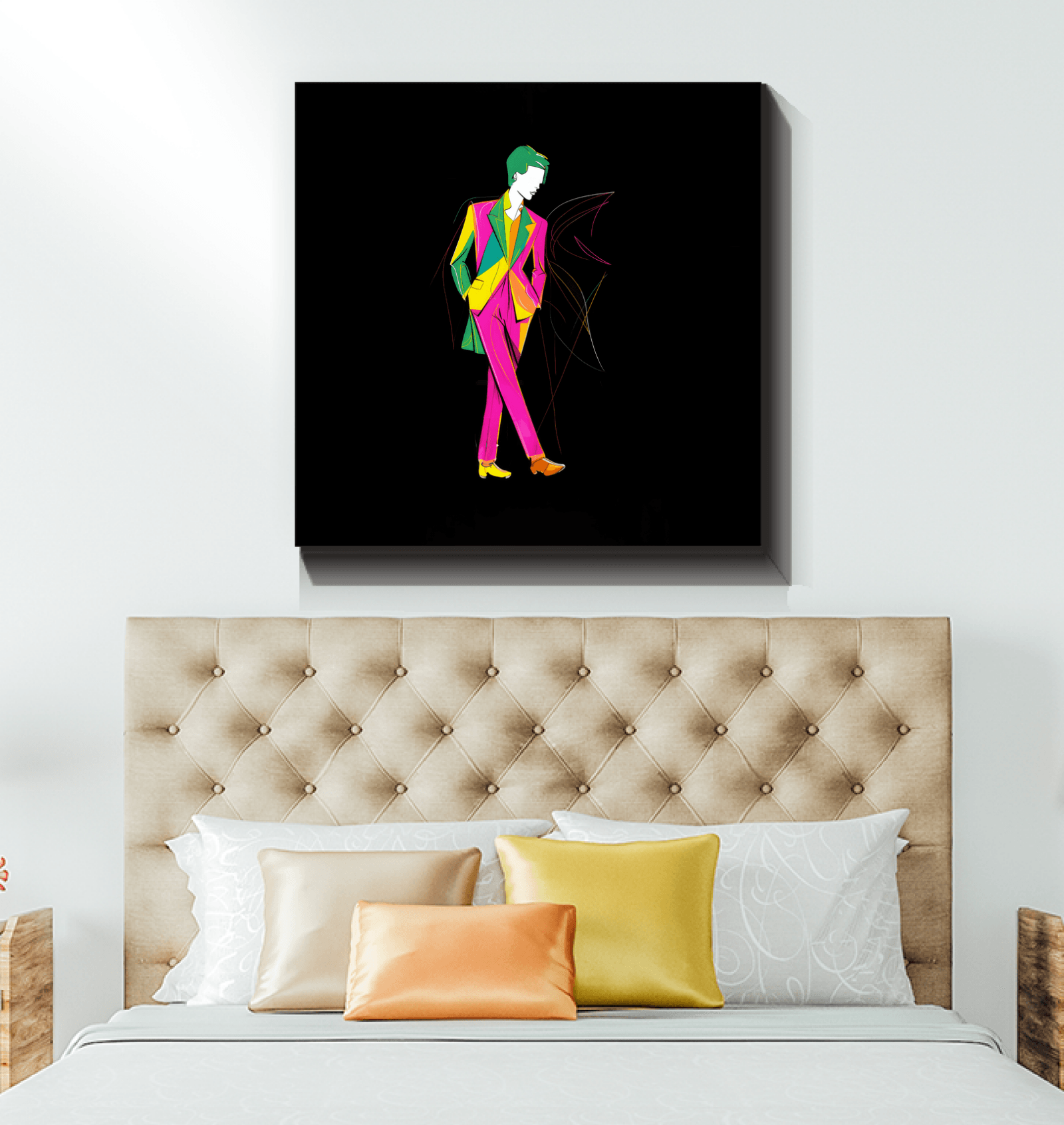 Fashionably Floral Canvas Art - Beyond T-shirts