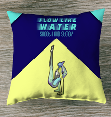 Clean Energy Outdoor Pillow for yoga and meditation.